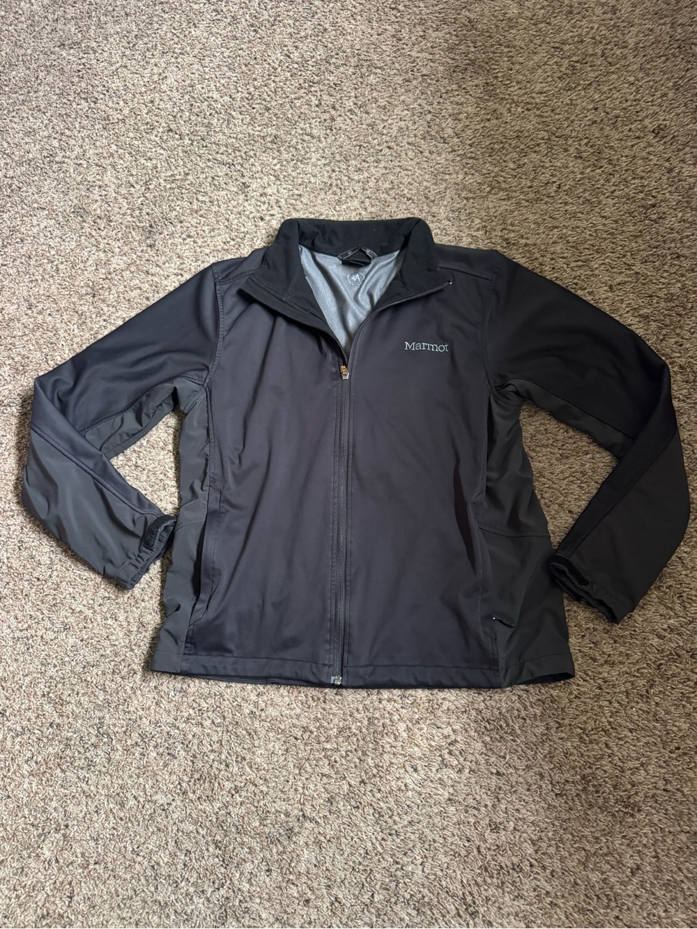 Marmot Men's Black Full-Zip Softshell Jacket